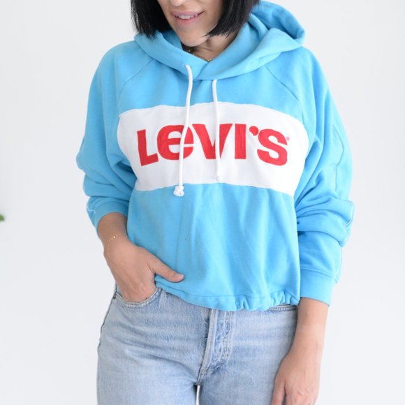 Levi's Sweaters - Levis Colorblock Sportswear Hoodie/ Bunny Hug Sweater Size Large